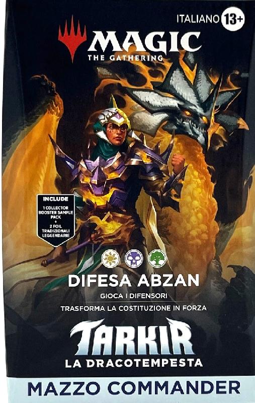 MTG Commander Deck Tarkir La Dracotempesta Difesa Abzan