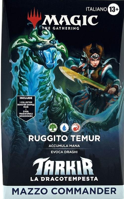MTG Commander Deck Tarkir La Dracotempesta Ruggito Temur