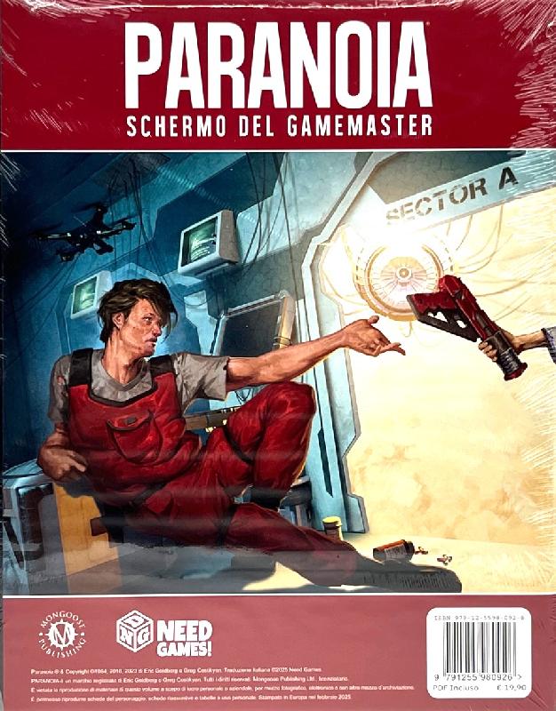 Paranoia - Schermo del Gamemaster