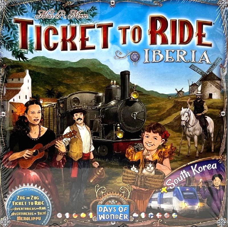 Ticket to Ride Map Collection 8: Iberia-South Korea