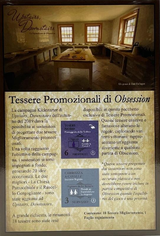 Obsession Set Tessere Promo