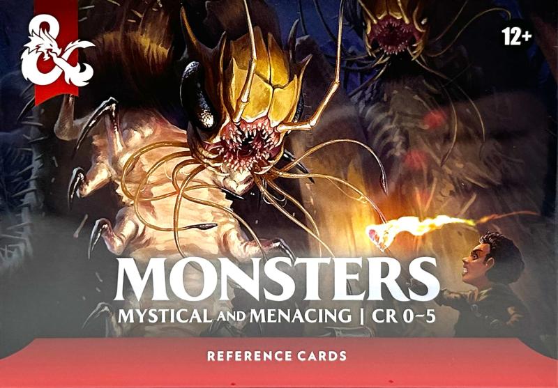 D&D 5.5 Trove 7 Monsters Mystical and Menacing Cards CR 0-5